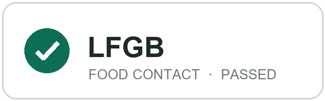 LFGB food contact test passed baking parchment